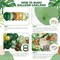 148 pcs Safari Balloon Arch Kit, Sage Green Brown Jungle Wild One Balloon Garland with Animal Print Balloons Palm Leaves for Woodland Tropical Birthday Party Supplies Shower Decorations